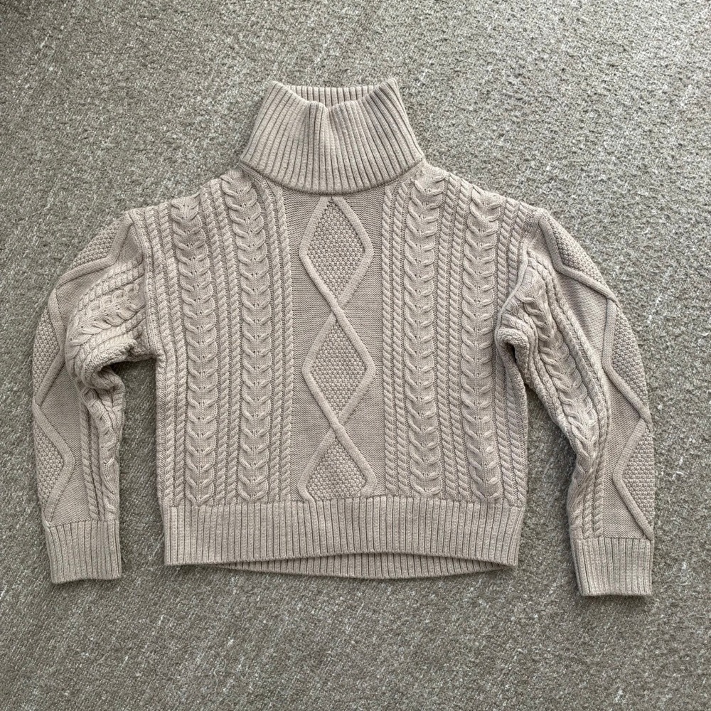 Aritzia Heritage Knit Merino Wool Hi-hip Turtleneck
